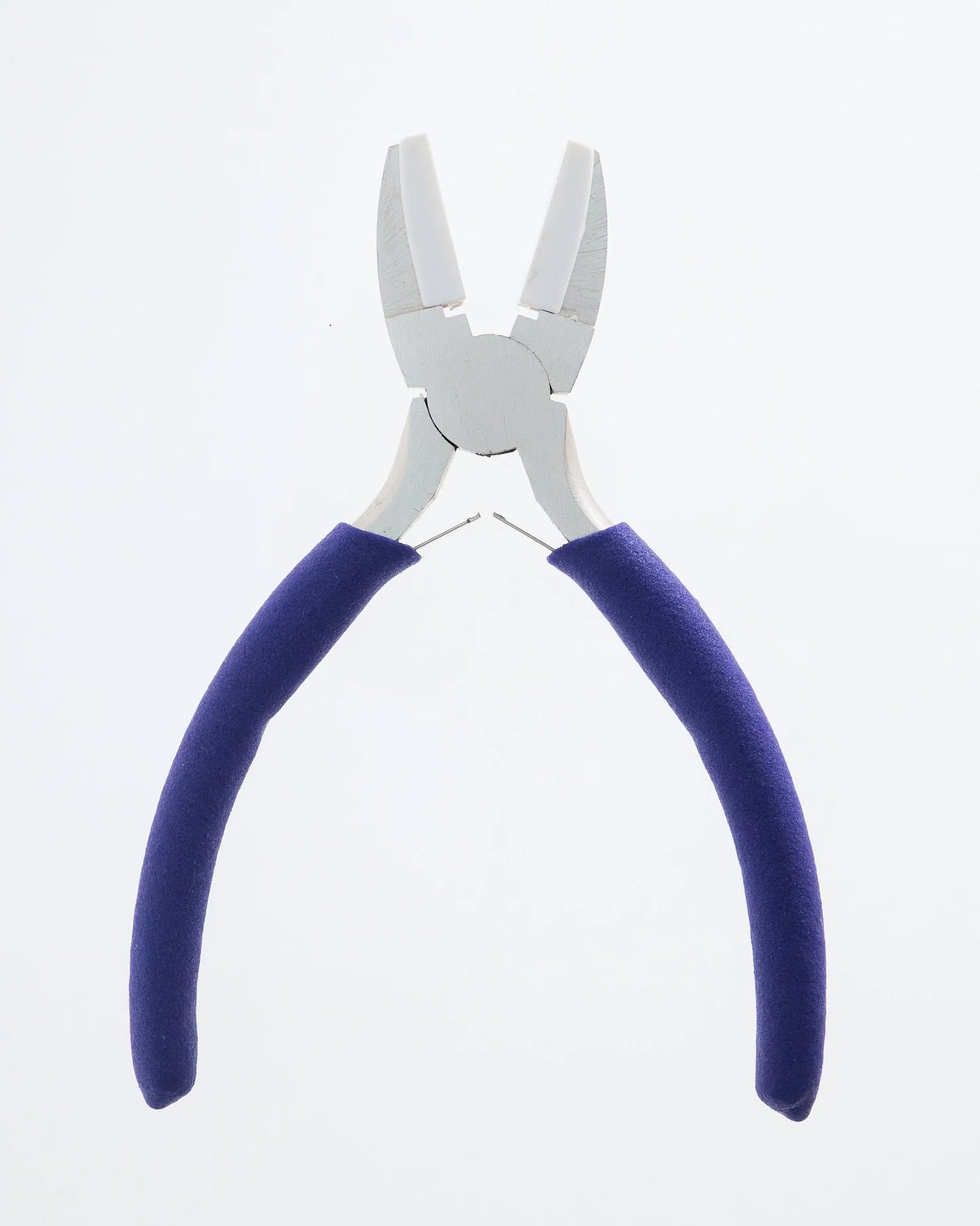 保護付きペンチ 14cm ステンレス製 樹脂カバー付 レザークラフト用 mg0228