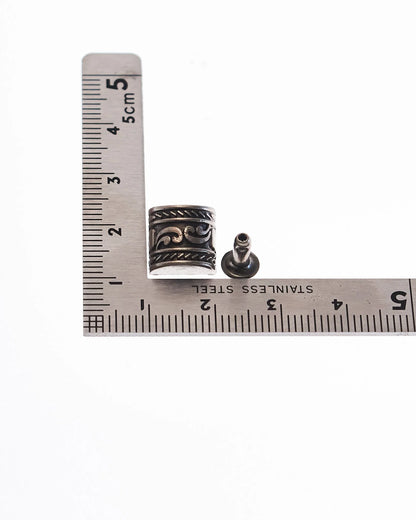 飾りカシメ 10.5×10mm バッグ用装飾金具 MG00038