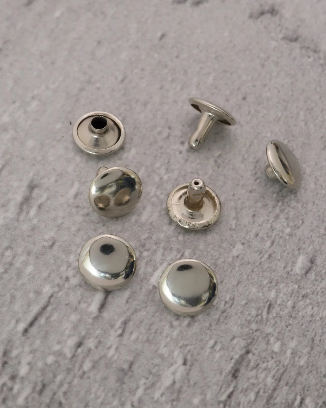 両面カシメ 10mm 鉄製 100個入り レザークラフト金具 mg0001-2