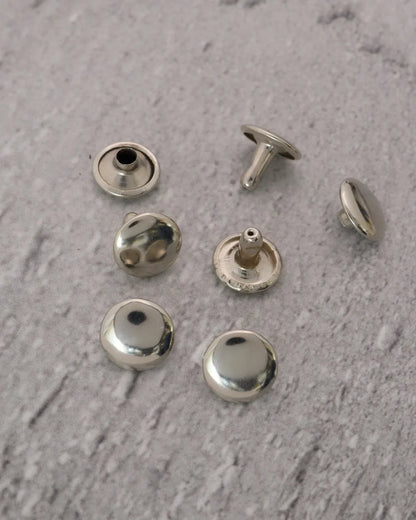 両面カシメ 10mm 鉄製 100個入り レザークラフト金具 mg0001-2