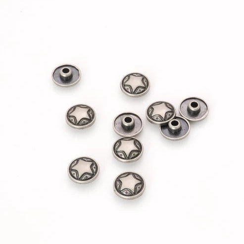 クラフト金具 飾り バネボタン カシメパーツ 11㎜ mg156-1