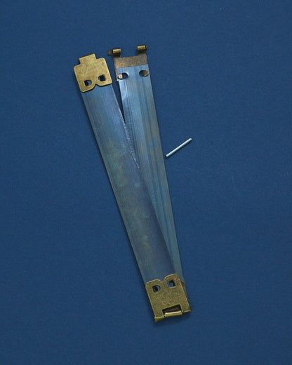 バネ口金具 12cm カンなし 2色展開 1本入り mg164-13-12