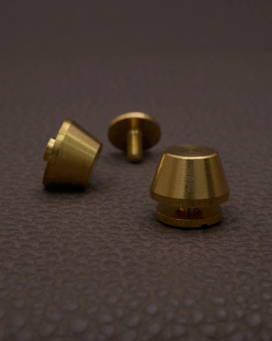 底鋲 スタッズ 直径12mm ネジ式 台形型 2個セット mg164-4