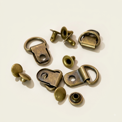 吊カン カシメ付き 内径10mm 金属製 10組入り mg119-1
