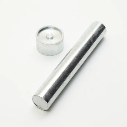 両面カシメ式マグネットホック打ち棒・打ち台セット 18mm用 レザークラフト工具 mg0093-18