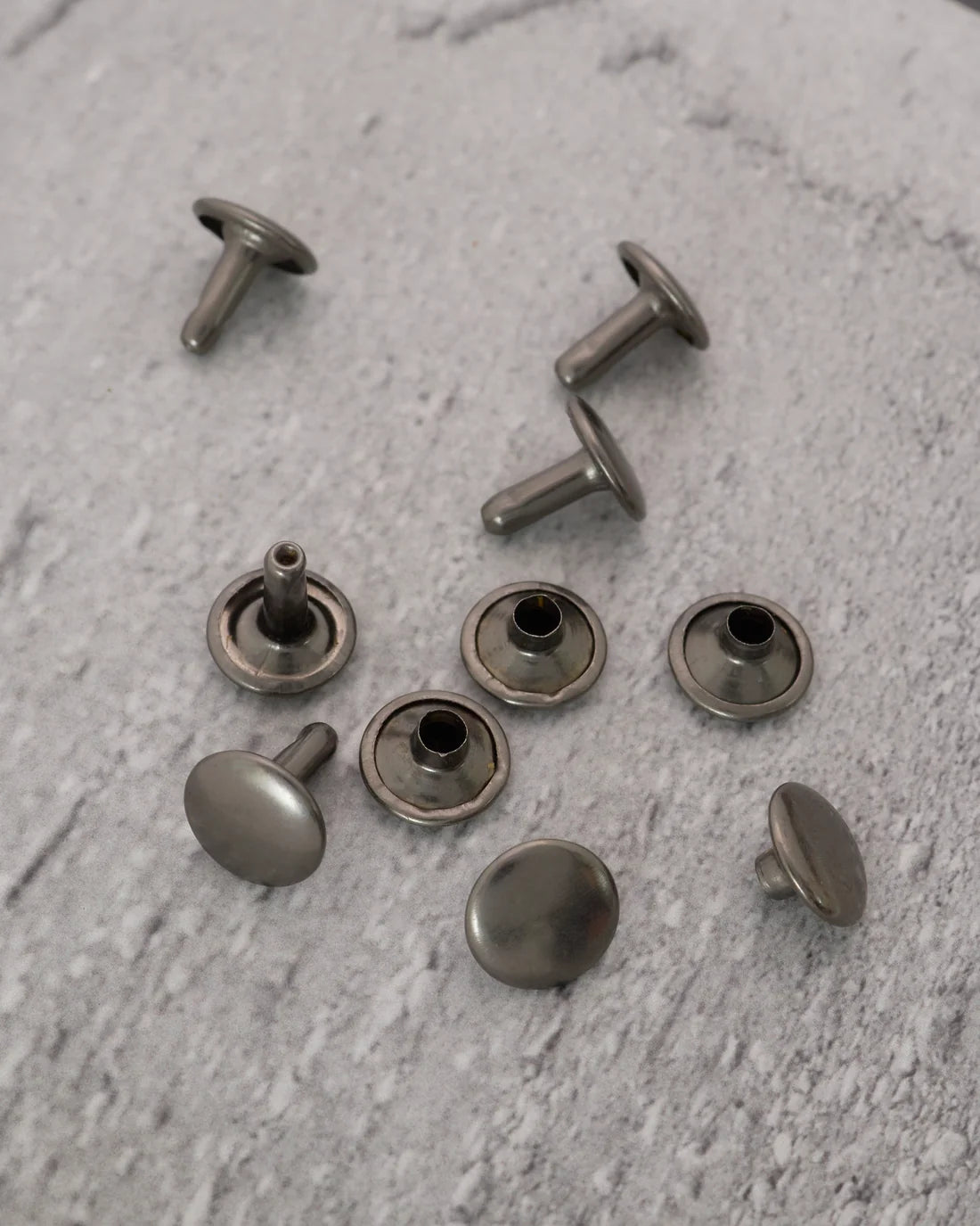 両面カシメ 10mm 鉄製 100個入り レザークラフト金具 mg0001-2