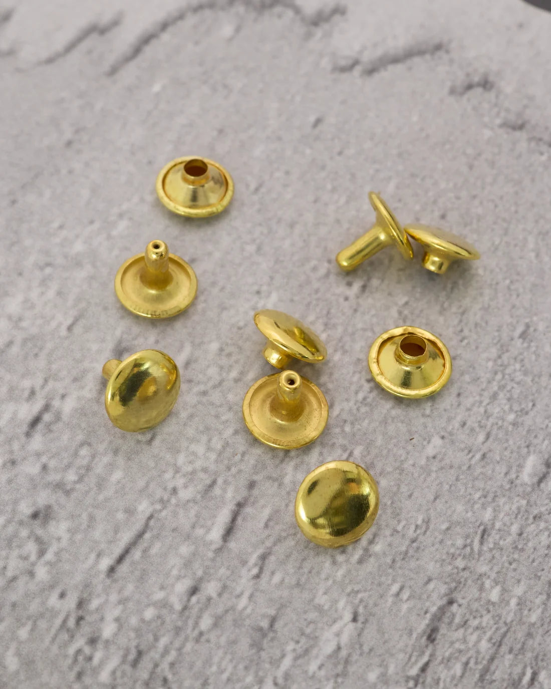 両面カシメ 10mm 鉄製 100個入り レザークラフト金具 mg0001-2