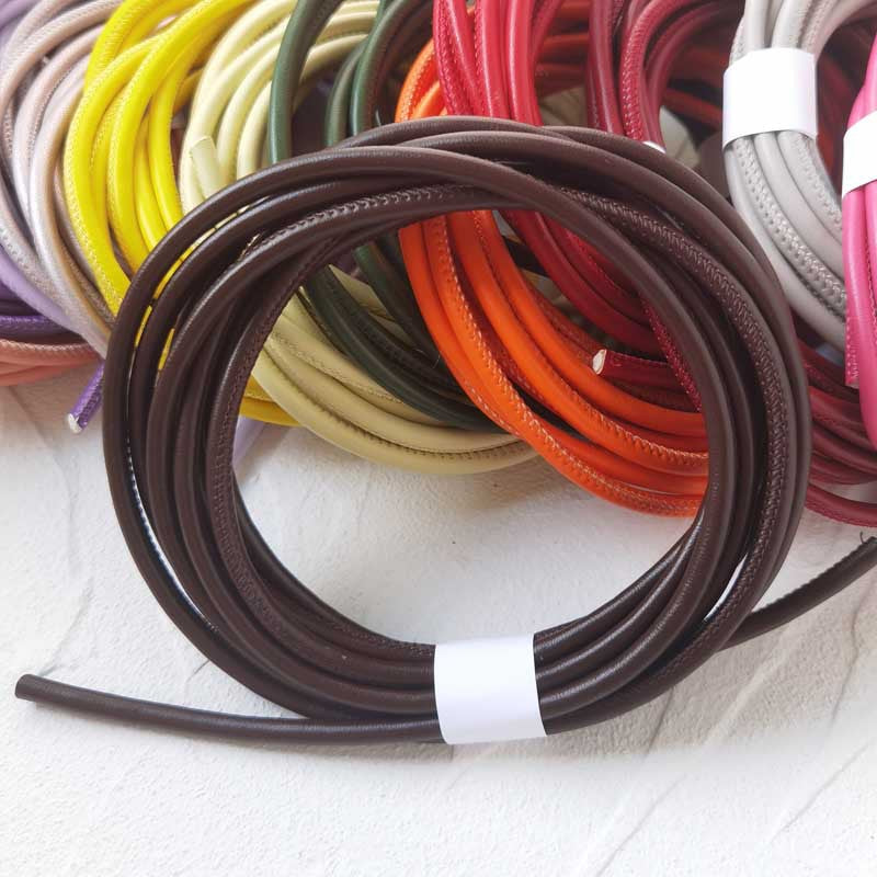 PUコード 直径約6mm 全13色 mg0116-2 PUレザーコード 手芸材料 手芸用品 アクセサリーパーツ ハンドメイド