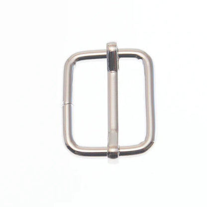 リュックカン 内径16mm 5個入り mg0099-16 四角カン　ベルト通し　ベルト 金具　移動カン　アジャスター 金具　送りカン　リュック 紐留め具　ショルダー金具　コキカン　長さ調節　レザークラフト金具