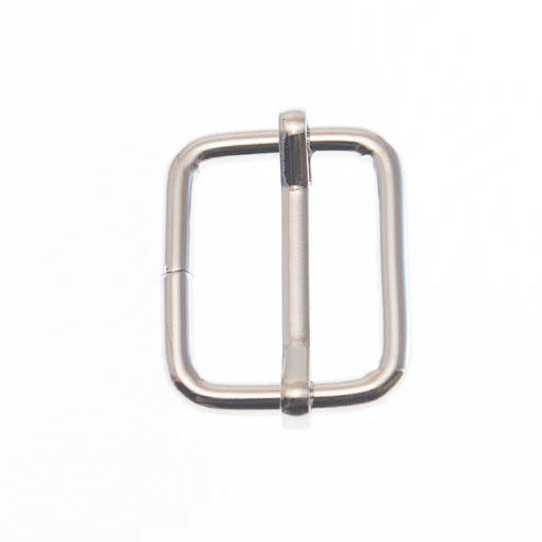 リュックカン 内径16mm 5個入り mg0099-16 四角カン　ベルト通し　ベルト 金具　移動カン　アジャスター 金具　送りカン　リュック 紐留め具　ショルダー金具　コキカン　長さ調節　レザークラフト金具