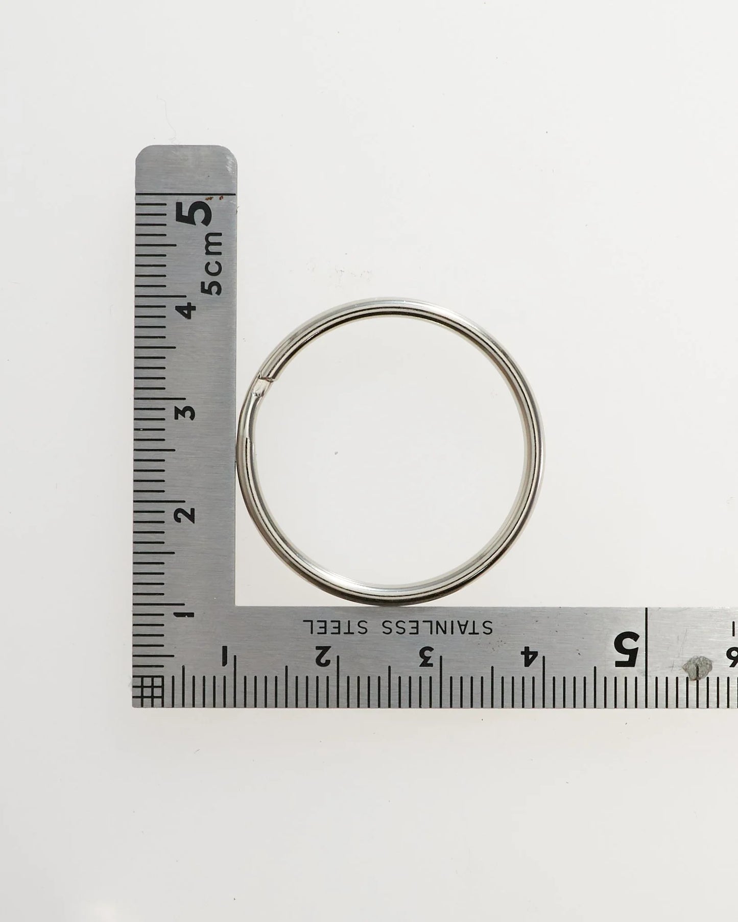 二重リング マルカン 外径30mm 鉄製 10個入り キーホルダー・ハンドメイド用 mg0089-30
