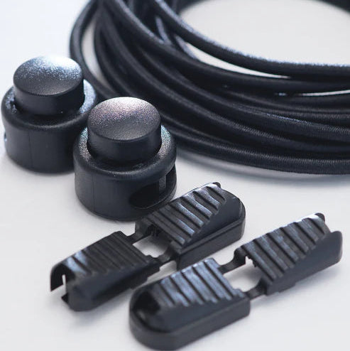 丸ゴム 3mm×1.2m 2本入り コードストッパー付き アウトドア・DIY用 mg0137