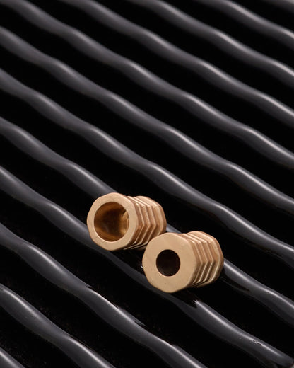 メタル ループエンド 穴径紏4mm 2色展開 4個入り mg118-3