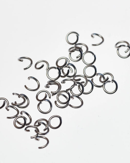 丸カン 4mm 鉄製 200個入り レザークラフト金具 mg0081-４