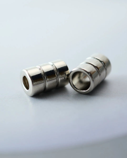 メタル ループエンド 穴径5mm｜コード・紐の端処理用金具 JPC118-43