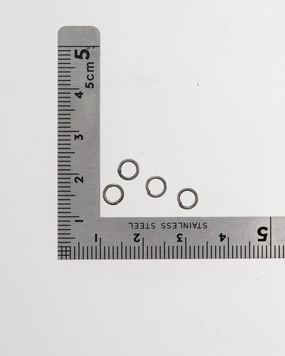 丸カン 5mm 鉄製 200個入り レザークラフト金具 mg0081-5
