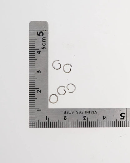 丸カン 5mm 鉄製 200個入り レザークラフト金具 mg0082-5