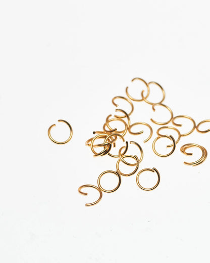 丸カン 5mm 鉄製 200個入り レザークラフト金具 mg0082-5