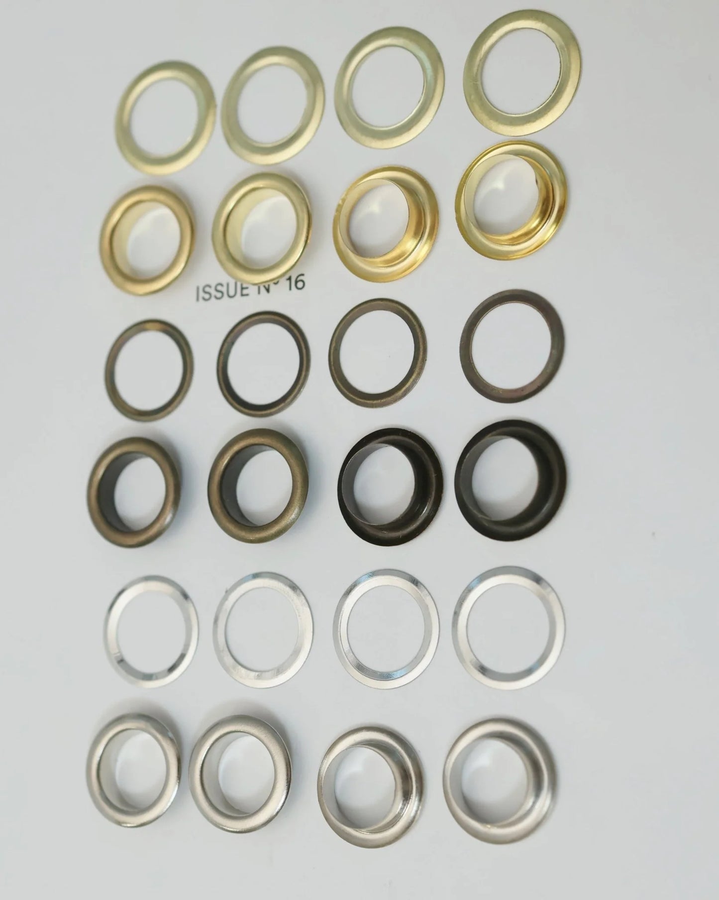 ハトメ 穴径5mm 足長4mm 100個入り 鉄製 両面ハトメ mg0002