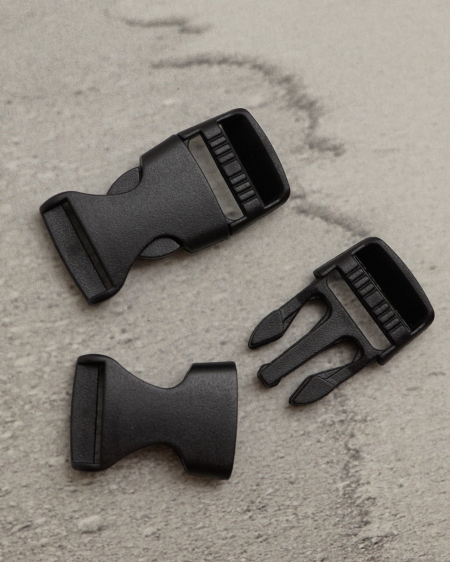 プラスチックサイドリリースバックル 15mm 5個入り プラスティック製 バッグ・リュック用 mg0229-15