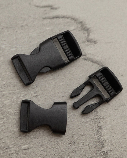 プラスチックサイドリリースバックル 15mm 5個入り プラスティック製 バッグ・リュック用 mg0229-15