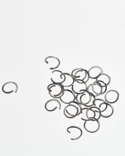 丸カン 5mm 鉄製 200個入り レザークラフト金具 mg0081-5