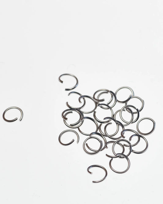 丸カン 5mm 鉄製 200個入り レザークラフト金具 mg0081-5