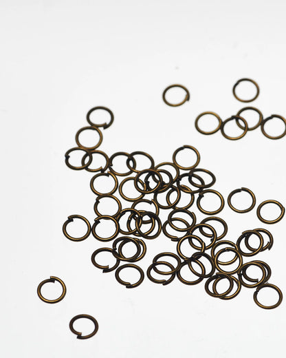 丸カン 4mm 鉄製 200個入り レザークラフト金具 mg0081-４