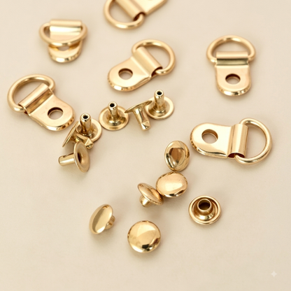 吊カン カシメ付き 内径10mm 金属製 10組入り mg119-1