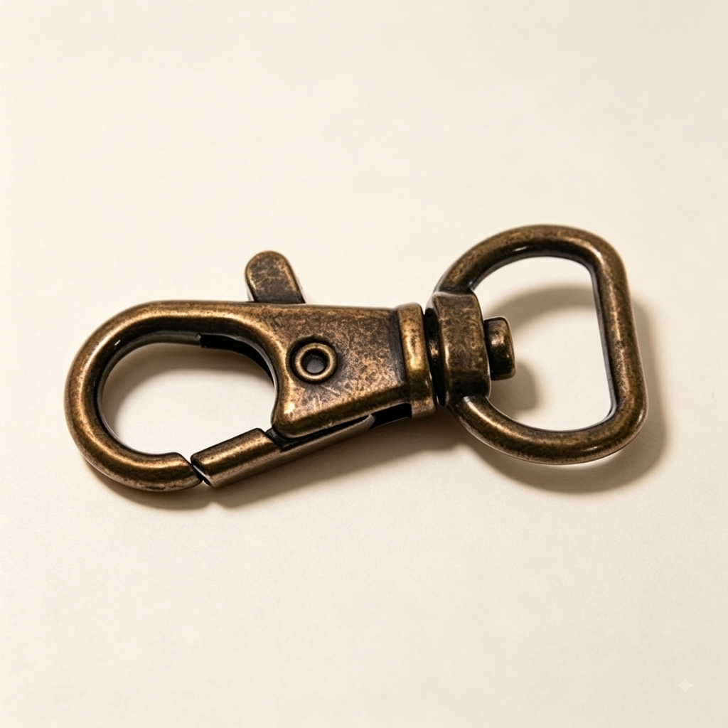 ナスカン 尾内径12mm 10個入り 全5色 バッグ金具 mg0110-12