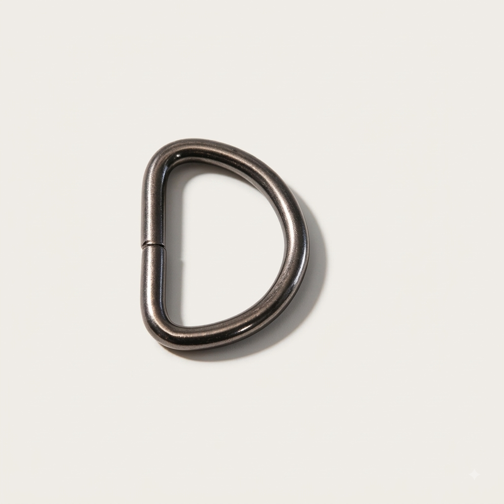 Dカン 内径15mm 線径2mm 20個入り 全4色 鉄製 バッグ金具 mg0087-15