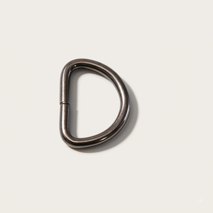 Dカン 内径15mm 線径2mm 20個入り 全4色 鉄製 バッグ金具 mg0087-15