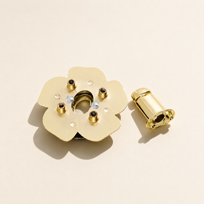ひねり金具 約48mm×48mm バッグ留め具 大型 mg0207