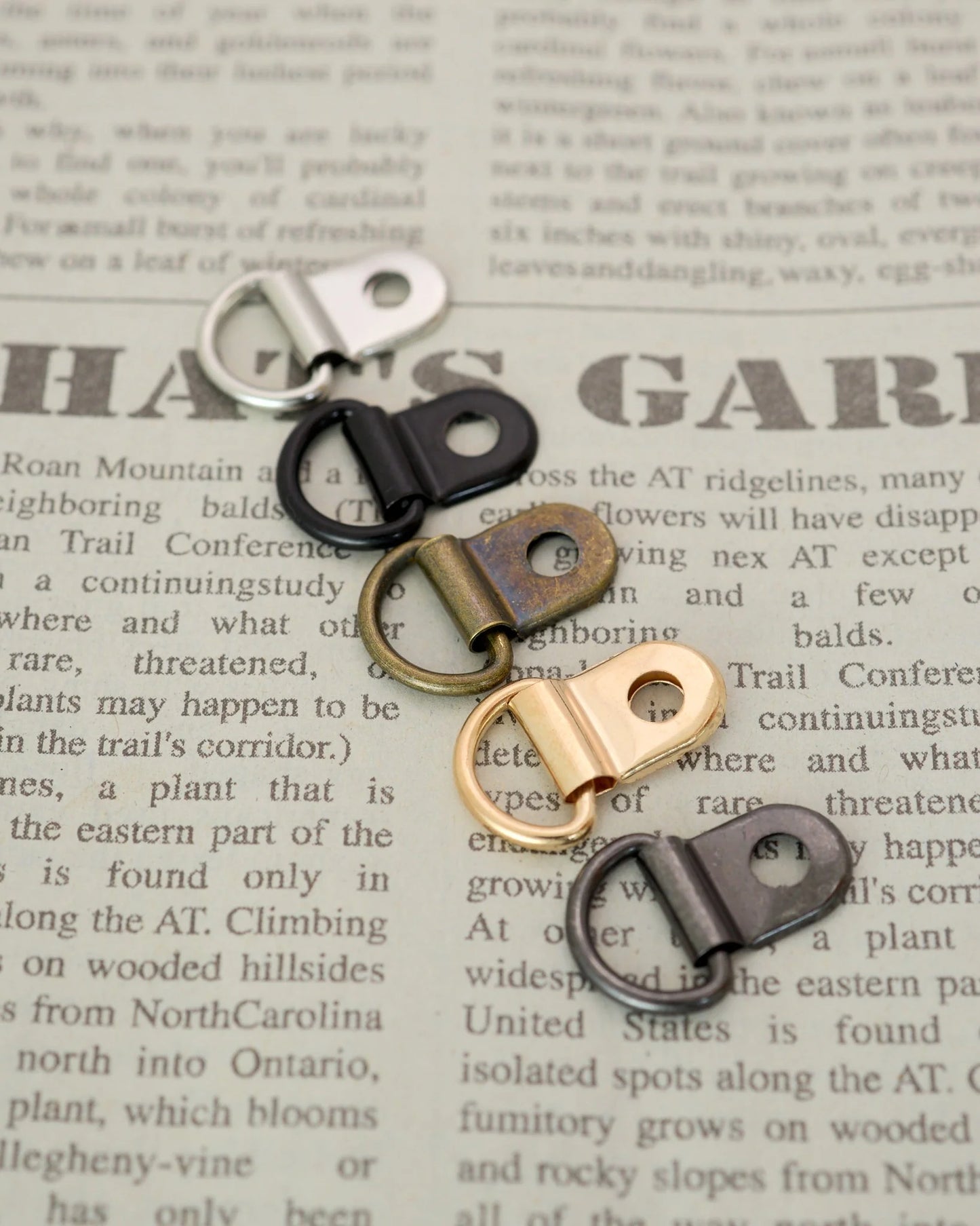 吊カン カシメ付き 内径10mm 金属製 10組入り mg119-1