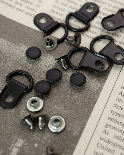 吊カン カシメ付き 内径10mm 金属製 10組入り mg119-1