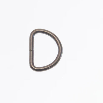 Ｄカン 内径15mm 20個入り mg0087-2 7サイズ 全4色 まとめ買い 卸 業務用 dカン Dかん ゴールド シルバー 黒ニッケル 金古美 10mm 13mm 15mm 20mm 25mm 32mm 38mm パーツ 手作り 手芸 レザークラフト ハンドメイド バッグ ポーチ 金具