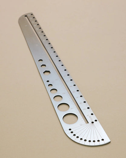 多機能定規 製図用 ステンレス 27cm mg164-16